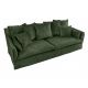 Canapele - Canapea confortabila Heaven 200cm, catifea verde inchis