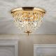 Plafoniere - Plafoniera cristal Asfour design elegant lux PLAFOND D-35cm aurie