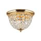 Plafoniere - Plafoniera cristal Asfour design elegant lux PLAFOND D-35cm aurie