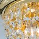 Plafoniere - Plafoniera cristal Asfour design elegant lux PLAFOND D-35cm aurie