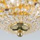Plafoniere - Plafoniera cristal Asfour design elegant lux PLAFOND D-35cm aurie
