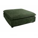 Taburete confortabil, suport pentru picioare Heaven 100cm, catifea verde inchis