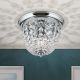 Plafoniere - Plafoniera cristal Asfour design elegant lux PLAFOND D-26cm crom