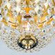 Plafoniere - Plafoniera cristal Asfour design elegant lux PLAFOND D-26cm aurie