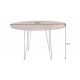 Mese dining - Masa rotunda din lemn Makassar 120cm Sheesham