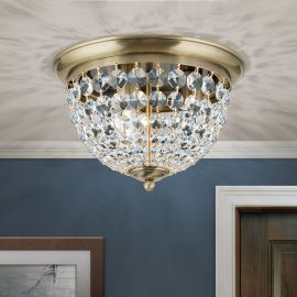 Plafoniere - Plafoniera cristal Asfour design elegant lux PLAFOND D-35cm alama