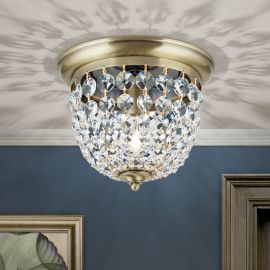 Plafoniere - Plafoniera cristal Asfour design elegant lux PLAFOND D-26cm alama
