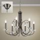 Candelabre, Lustre - Candelabru stil clasic cu cristal K9 ARIANE 6L nickel inchis