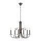 Candelabre, Lustre - Candelabru stil clasic cu cristal K9 ARIANE 6L nickel inchis