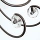 Aplice, corpuri de iluminat pentru pereti - Aplica de perete stil clasic cu cristal K9 ARIANE 2L nickel inchis