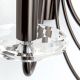 Aplice, corpuri de iluminat pentru pereti - Aplica de perete stil clasic cu cristal K9 ARIANE 2L nickel inchis
