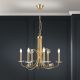 Candelabre, Lustre - Candelabru stil clasic cu cristal K9 ARIANE 6L auriu