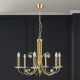Candelabre, Lustre - Candelabru stil clasic cu cristal K9 ARIANE 6L auriu