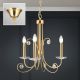 Candelabre, Lustre - Candelabru stil clasic cu cristal K9 ARIANE 3L auriu