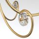 Candelabre, Lustre - Candelabru stil clasic cu cristal K9 ARIANE 3L auriu