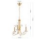 Candelabre, Lustre - Candelabru stil clasic cu cristal K9 ARIANE 3L auriu