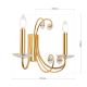 Aplice, corpuri de iluminat pentru pereti - Aplica de perete stil clasic cu cristal K9 ARIANE 2L aurie