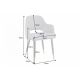 Seturi scaune, HoReCa - Set de 2 scaune elegante Paris gri deschis
