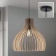 Pendule, Lustre suspendate - Lustra/Pendul modern din lemn stil scandinav ERIK D-45cm