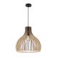 Pendule, Lustre suspendate - Lustra/Pendul modern din lemn stil scandinav ERIK D-45cm
