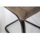 Seturi scaune, HoReCa - Set de 2 scaune tapitate cu microfibra Modena, taupe vintage