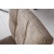 Seturi scaune, HoReCa - Set de 2 scaune tapitate cu microfibra Modena, taupe vintage
