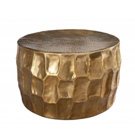 Masute Living - Masuta auxiliara design unicat Organic Orient 68cm, auriu