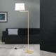 Lampadare - Lampadar/Lampa de podea pivotanta CARLTON alama/alb