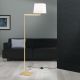 Lampadare - Lampadar/Lampa de podea pivotanta CARLTON alama/alb