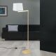 Lampadare - Lampadar/Lampa de podea pivotanta CARLTON alama/alb