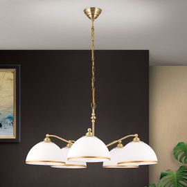 Pendule, Lustre suspendate - Lustra suspendata stil clasic OLD LAMP 5L patina