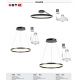 Lustre aplicate - Lustra LED aplicata design circular Isaure, 40cm