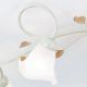 Candelabre, Lustre - Lustra aplicata design elegant SISI 5L ivory-gold