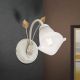 Aplice, corpuri de iluminat pentru pereti - Aplica de perete design elegant SISI ivory-gold