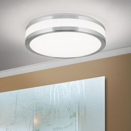 Plafoniere - Plafoniera LED moderna NEDO D-28,5cm alb/aluminiu