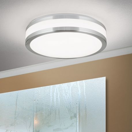 Plafoniere - Plafoniera LED moderna NEDO D-28,5cm alb/aluminiu