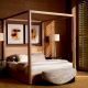 Paturi - Patul cu baldachin design LUX Tribeca