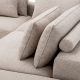 Coltare - Canapea modulara design LUX Lounge Club, Nuoro greige