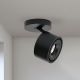 Plafoniere cu spoturi, Spoturi aplicate - Spot LED directionabil aplicat tavan SPECTER negru