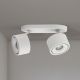 Plafoniere cu spoturi, Spoturi aplicate - Plafoniera cu 2 Spoturi LED directionabile SPECTER alba