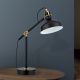 Veioze - Veioza/Lampa din metal reglabila stil vintage SCHILLER negru/patina