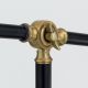 Lampadare - Lampadar/Lampa din metal reglabila stil vintage SCHILLER negru/patina