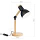 Lampi birou - Veioza/Lampa de birou reglabila ANIKA lemn/negru