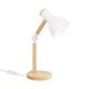 Lampi birou - Veioza/Lampa de birou reglabila ANIKA lemn/alb