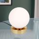 Veioze - Lampa LED dimabila cu Touch stil minimalist TRICIA alama/opal