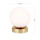 Veioze - Lampa LED dimabila cu Touch stil minimalist TRICIA alama/opal