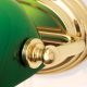 Aplice, corpuri de iluminat pentru pereti - Aplica de perete stil clasic HARVARD alama/verde