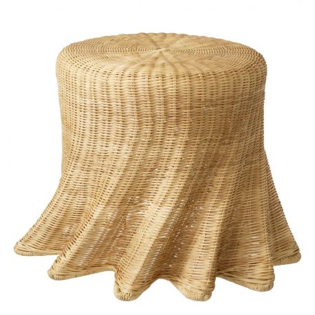 Masute Living - Masuta auxiliara din ratan design clasic elegant Rolph