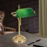 Veioza/Lampa de masa stil clasic HARVARD alama/verde