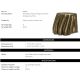 Masute Living - Masuta auxiliara LUX design artistic Chabot